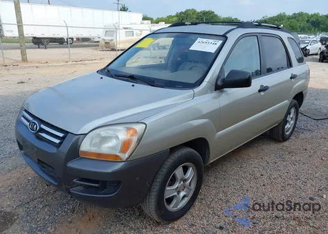 2008 Kia Sportage Lx from USA, damaged, VIN KNDJF724987520311